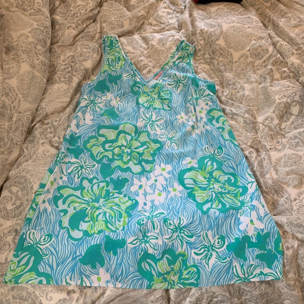 Lilly Pulitzer Calissa dress in Lagoon sz 14